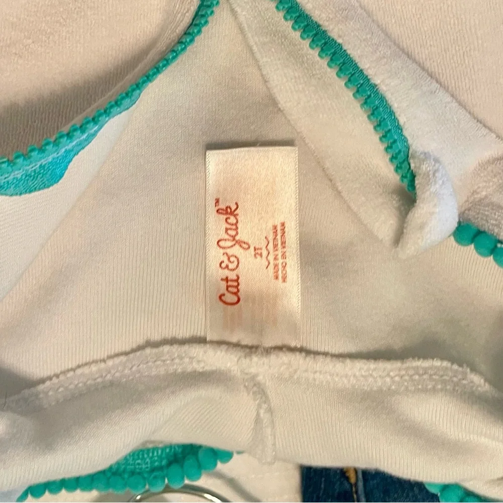 White Hooded Swim Cover-up